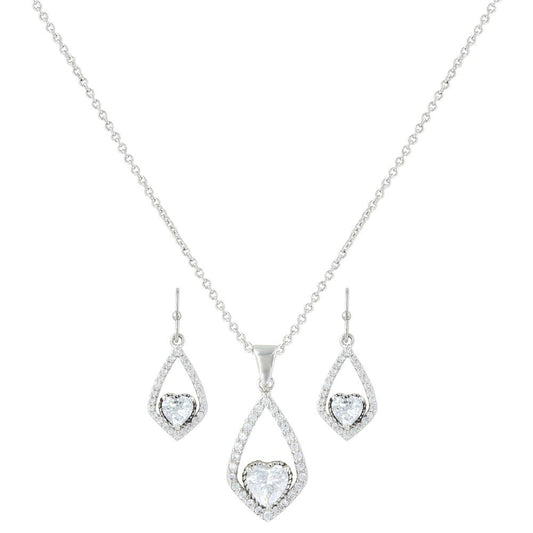 Montana Hearts on a Swing Jewelry Set