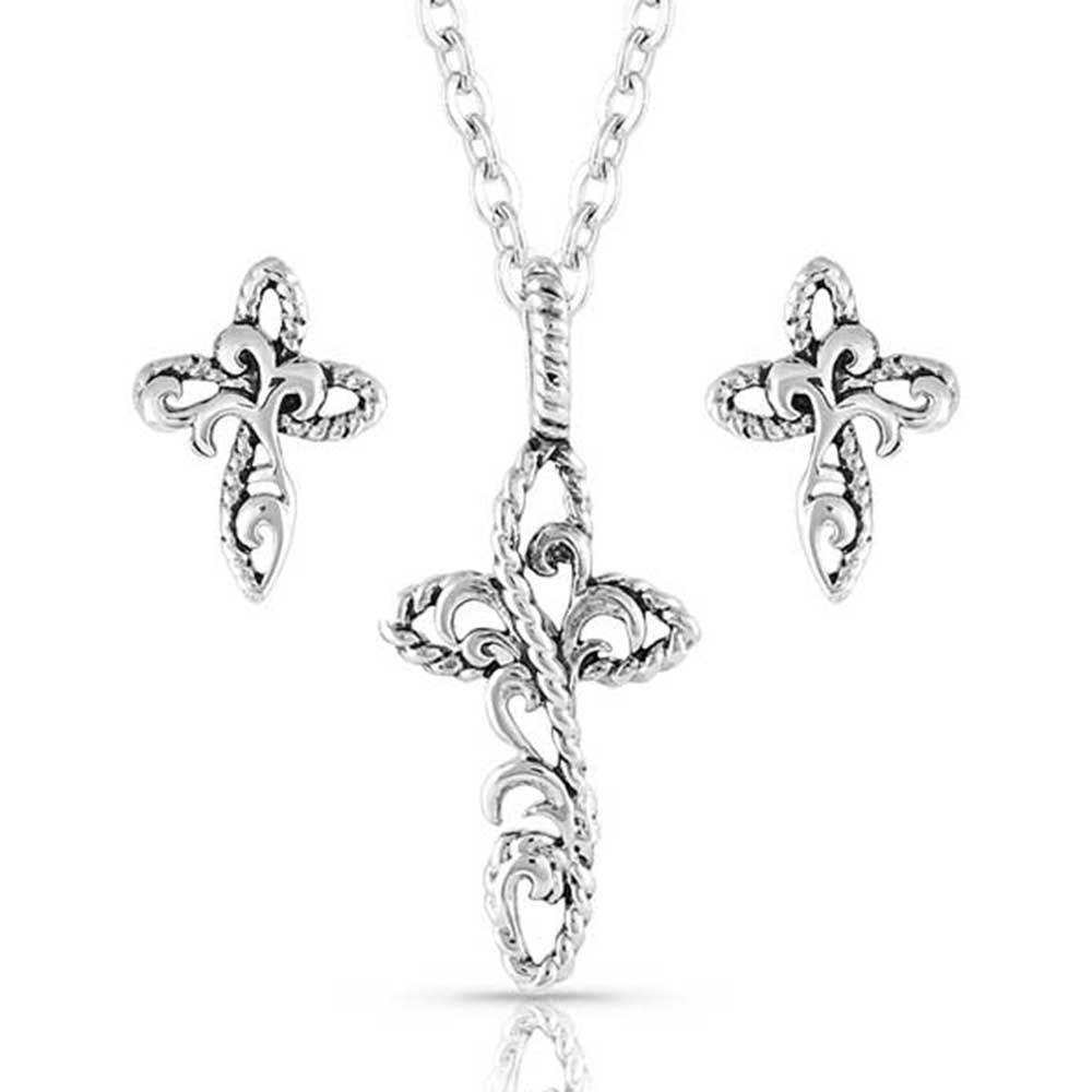 Montana Hold Steady Faith Cross Jewelry Set