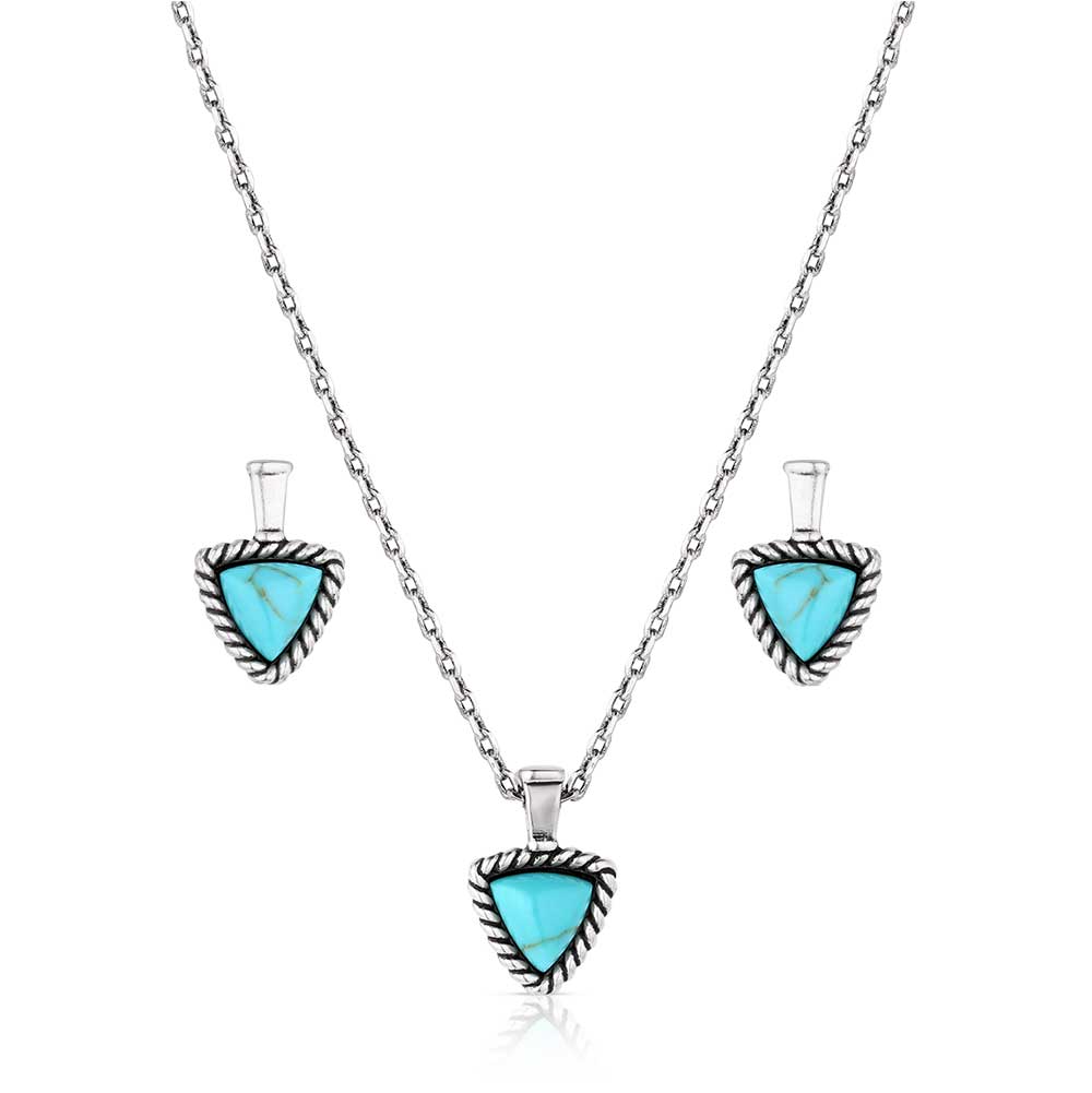 Montana Braided Journey Turquoise Jewelry Set
