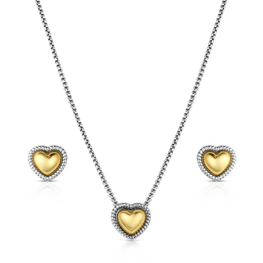 Montana Trio of Hearts Jewelry Set