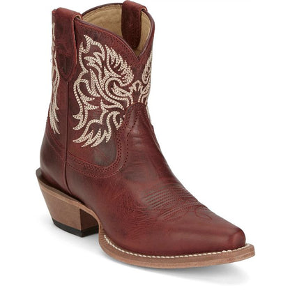 Justin Isabell Ruby Cowhide Snip Toe