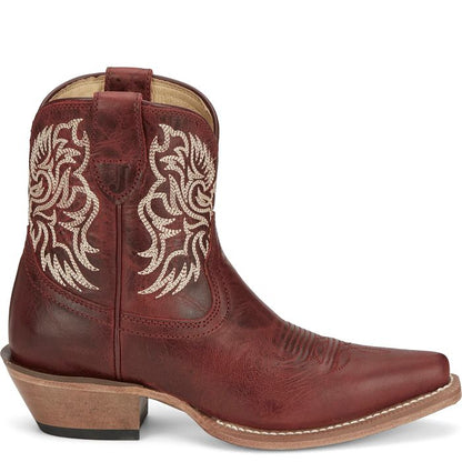 Justin Isabell Ruby Cowhide Snip Toe