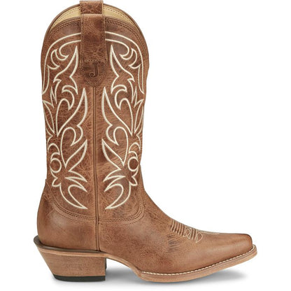 Justin Josephine Dusky Cowhide Snip Toe