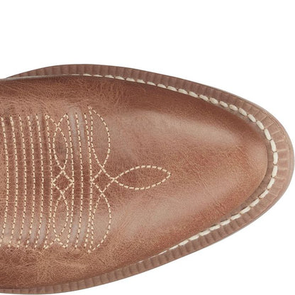 Justin Evelyn Brown Round Toe