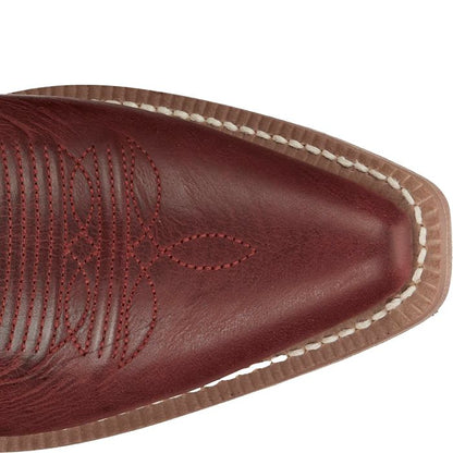 Justin Isabell Ruby Cowhide Snip Toe
