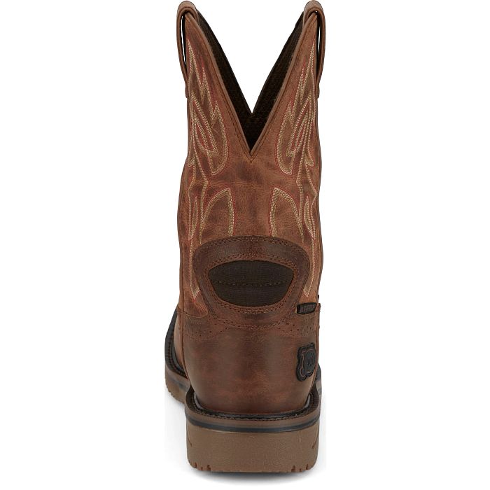 Justin Wolfe Bronze Brown Composite Toe Waterproof EH