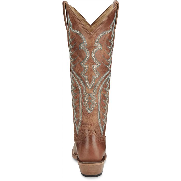 Justin Evelyn Brown Round Toe