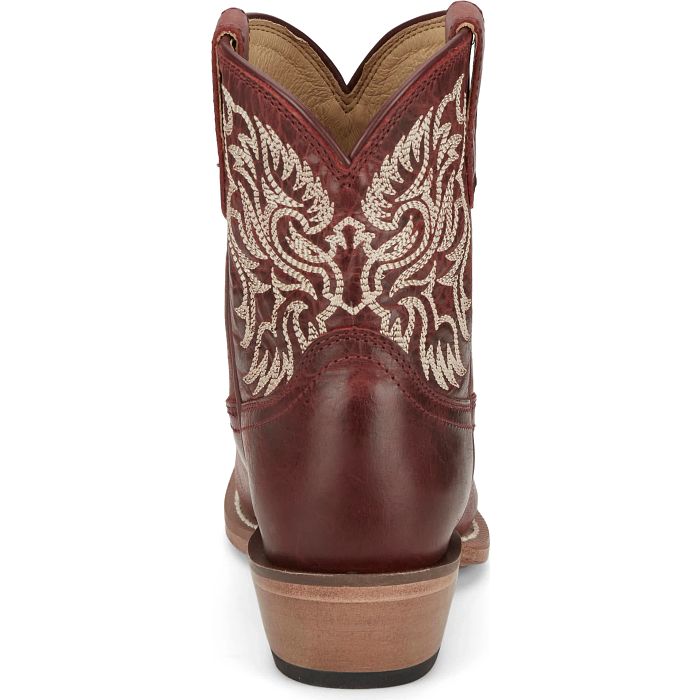 Justin Isabell Ruby Cowhide Snip Toe