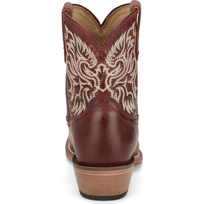 Justin Isabell Ruby Cowhide Snip Toe