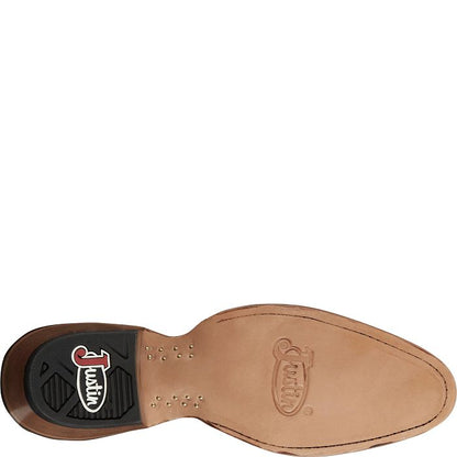 Justin Evelyn Brown Round Toe