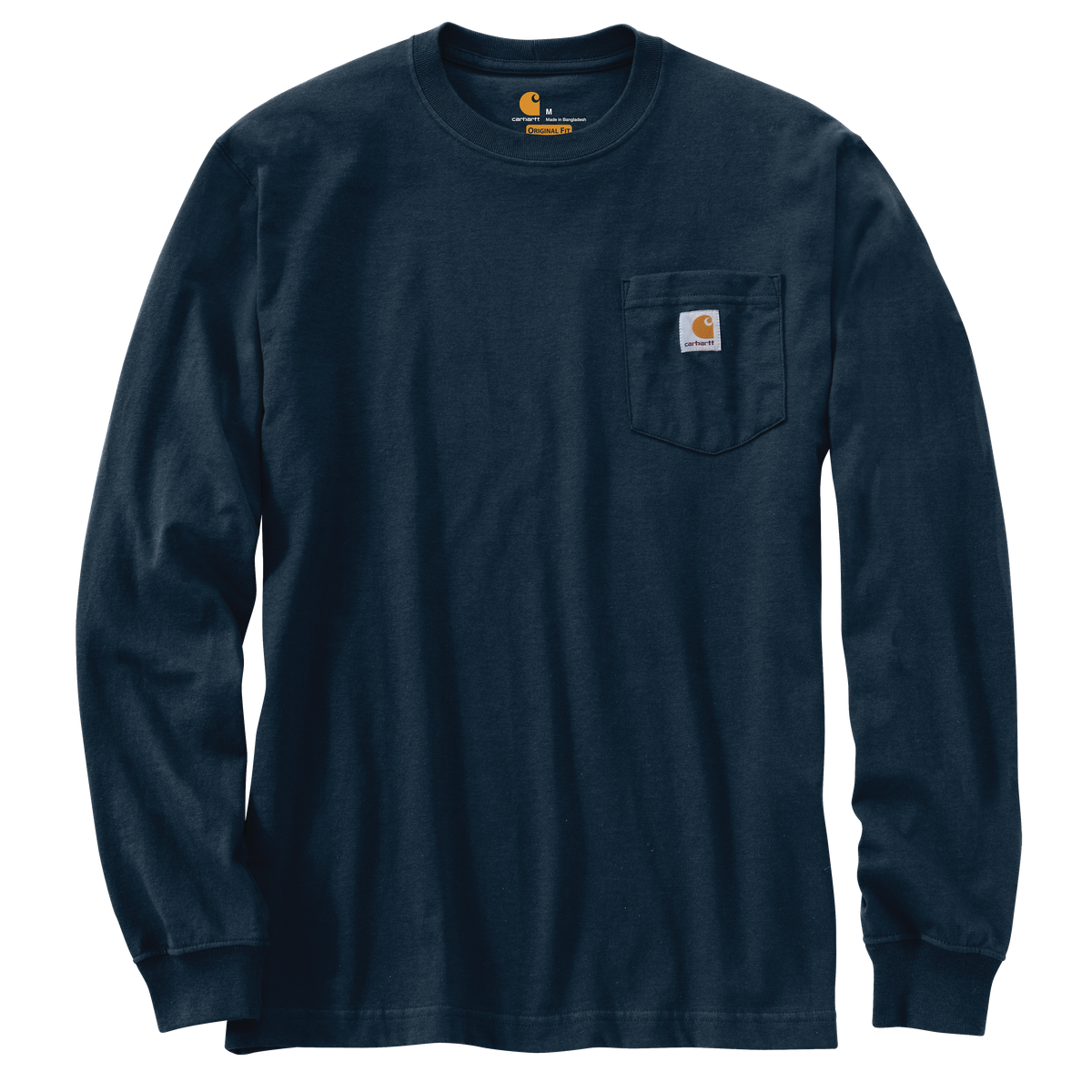 Carhartt Long Sleeve Pocket Tee Black
