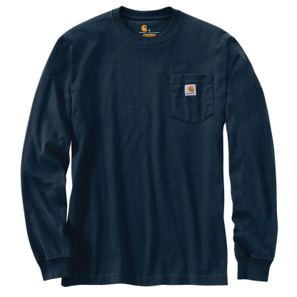 Carhartt Long Sleeve Pocket Tee Black