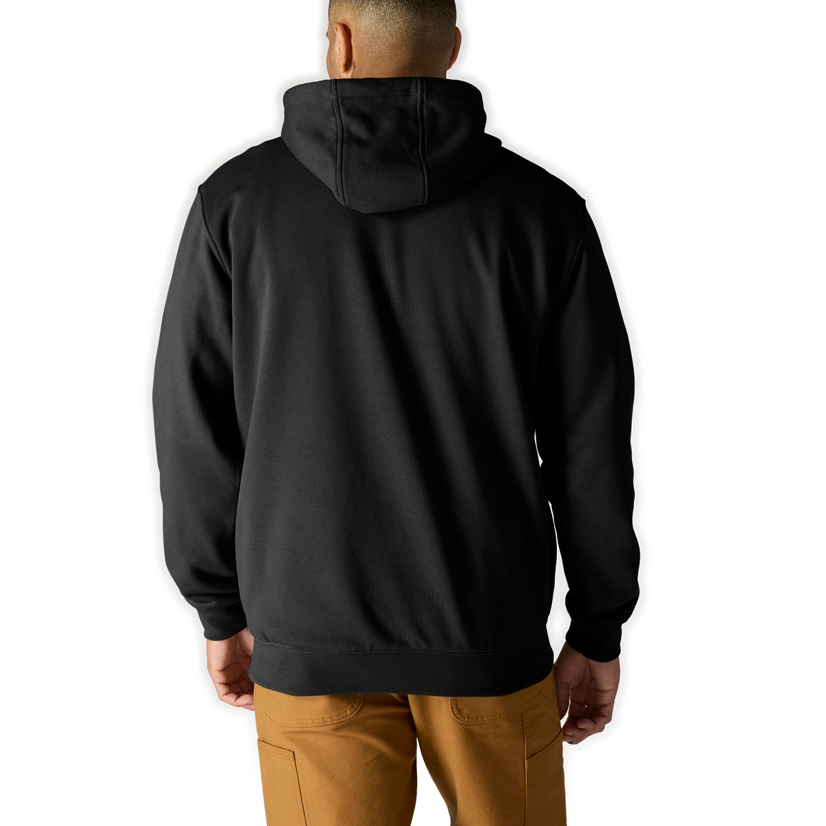 Carhartt Loose Fit Midweight Logo Sleeve Graphic Hoodie Black