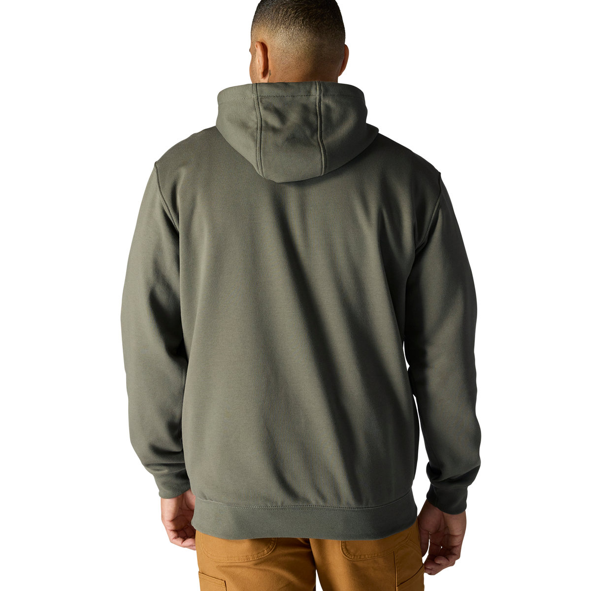 Carhartt Loose Fit Midweight Logo Sleeve Graphic Hoodie Dusty Olive