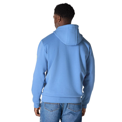 Carhartt Loose Fit Midweight Logo Sleeve Graphic Hoodie Deep Workwear Blue
