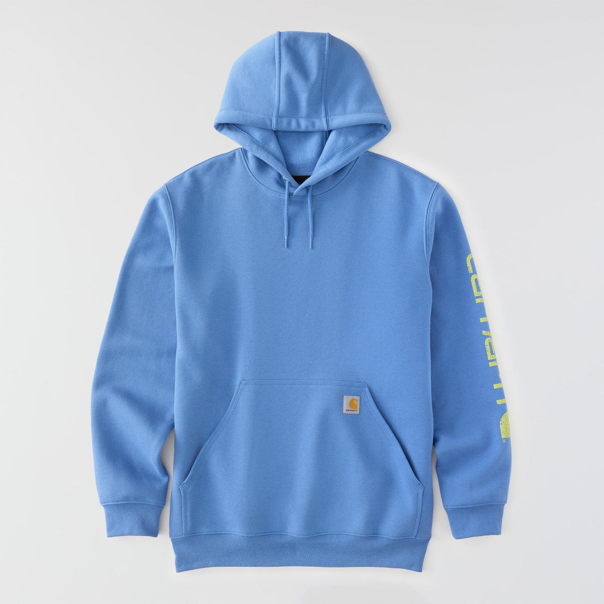 Carhartt Loose Fit Midweight Logo Sleeve Graphic Hoodie Deep Workwear Blue
