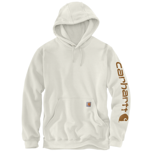 Carhartt Loose Fit Midweight Logo Sleeve Graphic Hoodie Malt