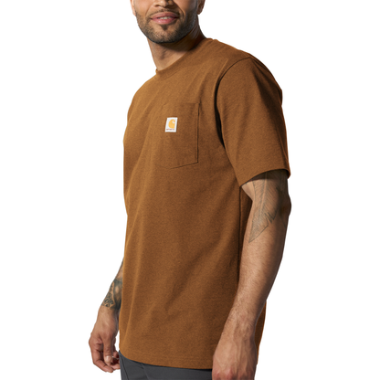Carhartt Pocket Tee Oiled Walnut Heather