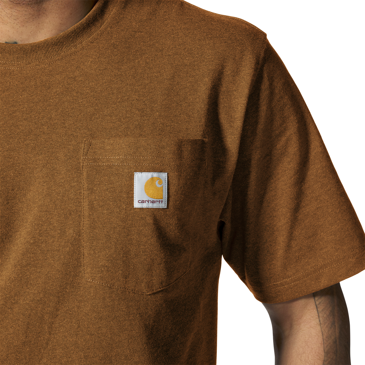Carhartt Pocket Tee Oiled Walnut Heather