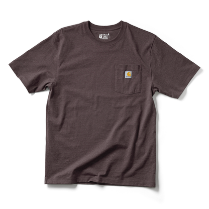 Carhartt Pocket Tee Dark Sepia Heather