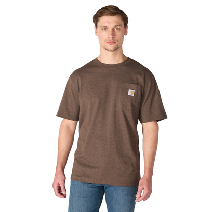 Carhartt Pocket Tee Dark Clove Heather