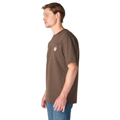 Carhartt Pocket Tee Dark Clove Heather