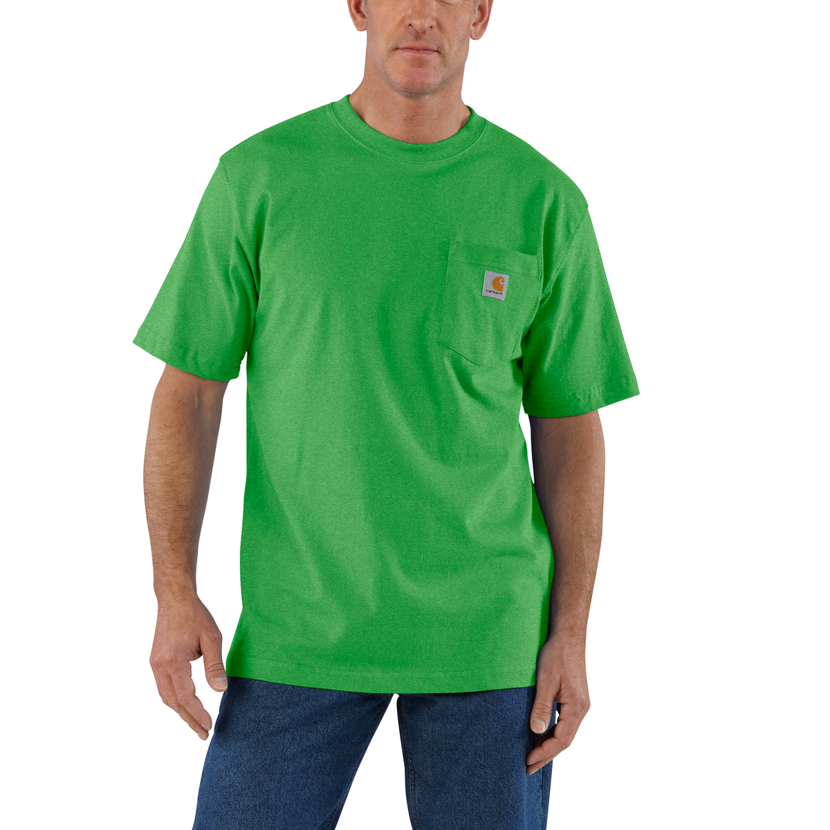 Carhartt Pocket Tee Holly Green Heather