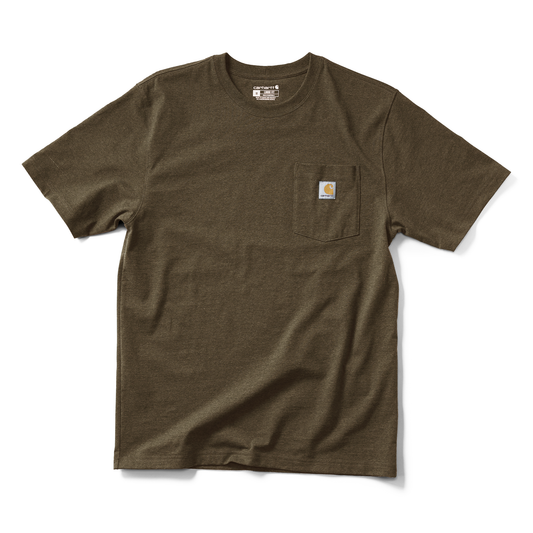 Carhartt Pocket Tee Burnished Logs Heather