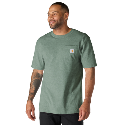 Carhartt Pocket Tee Green Slate Heather