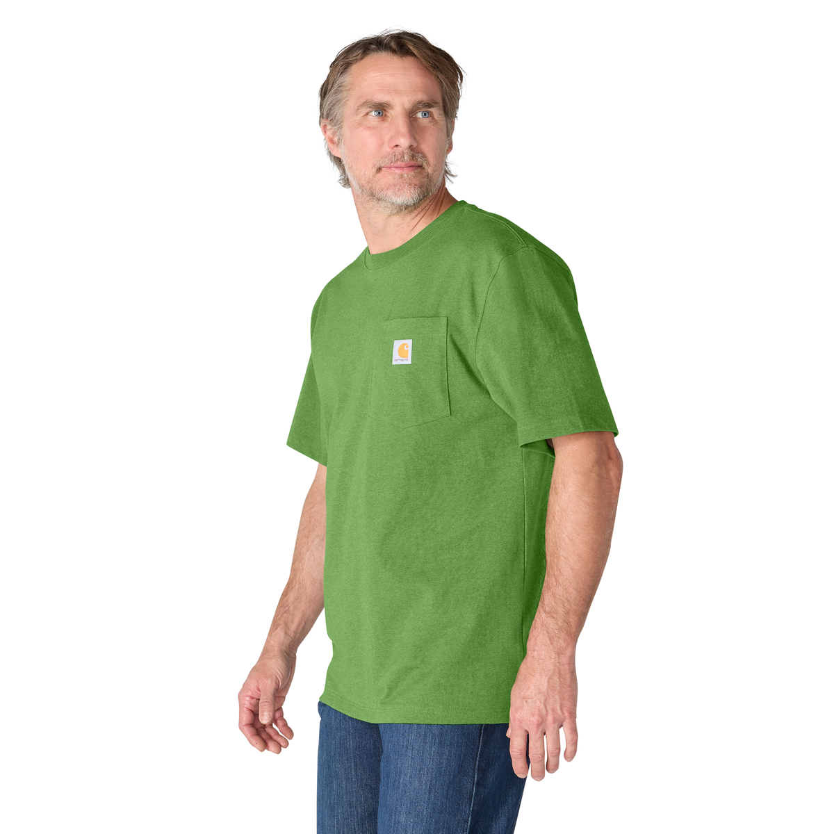 Carhartt Pocket Tee Harvest Sage Heather