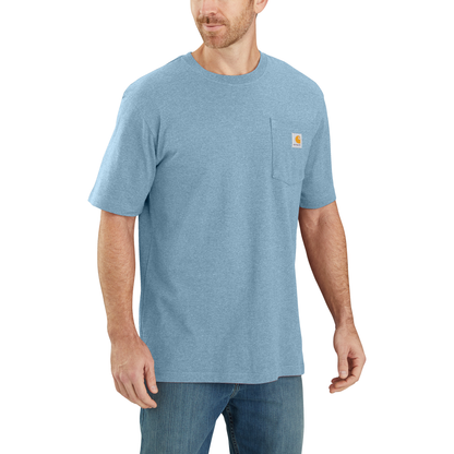 Carhartt Pocket Tee Alpine Blue Heather