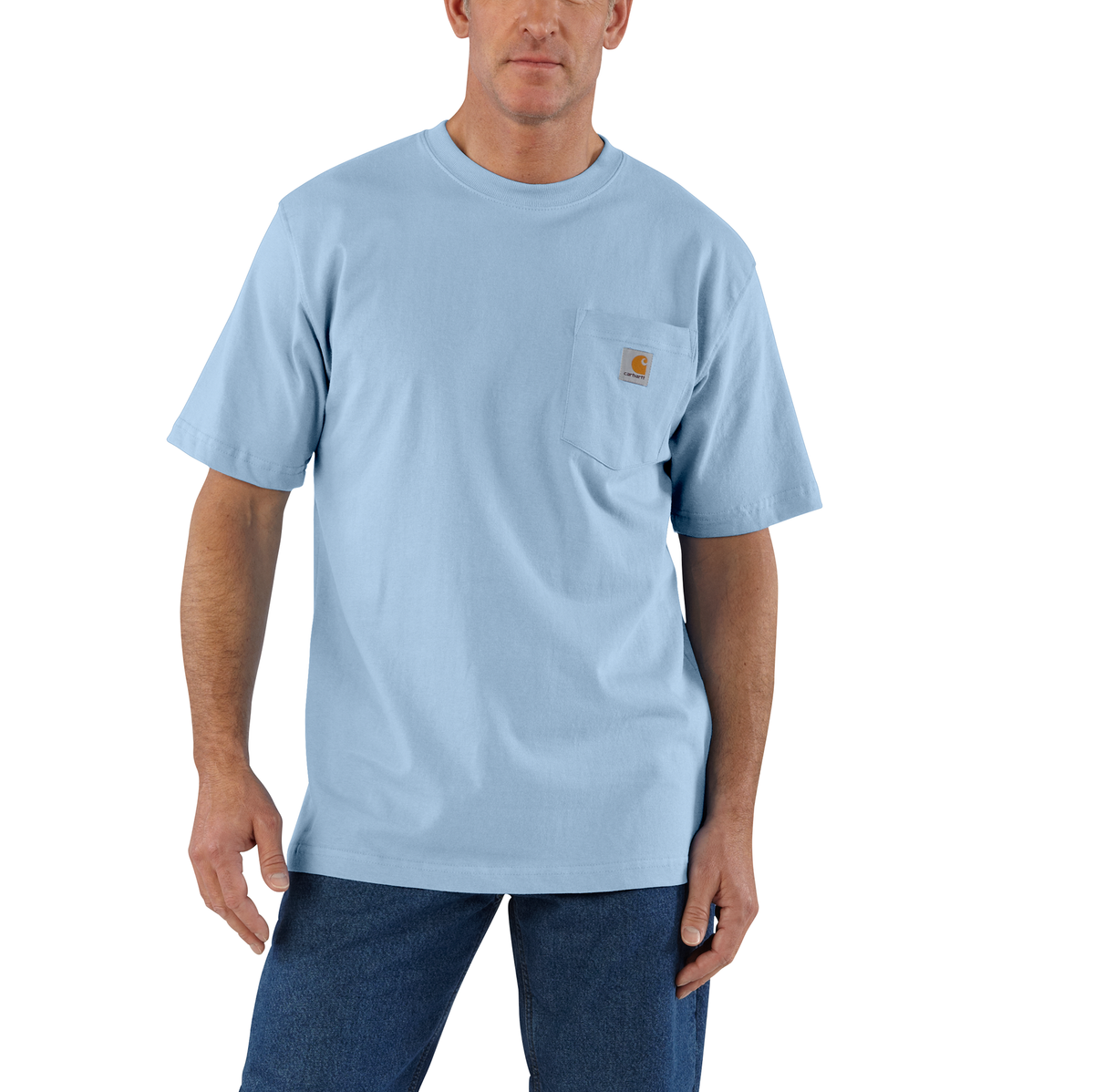 Carhartt Pocket Tee Fog Blue