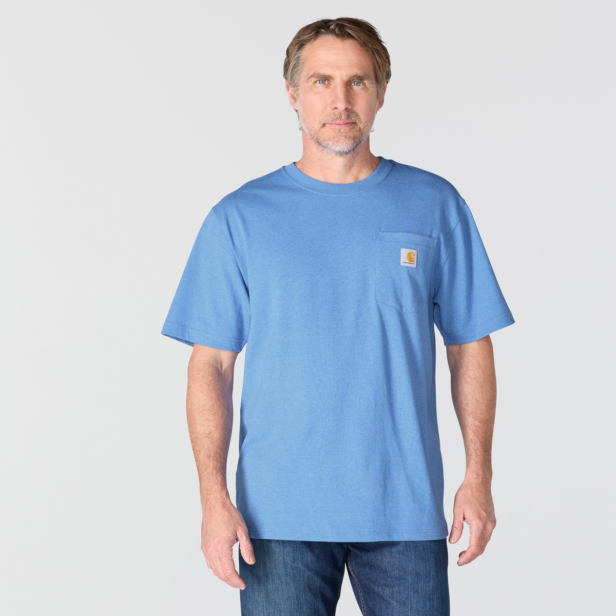 Carhartt Pocket Tee Workwear Blue Heather