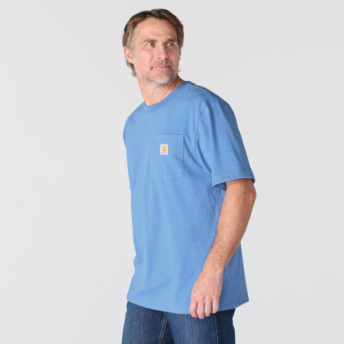 Carhartt Pocket Tee Workwear Blue Heather