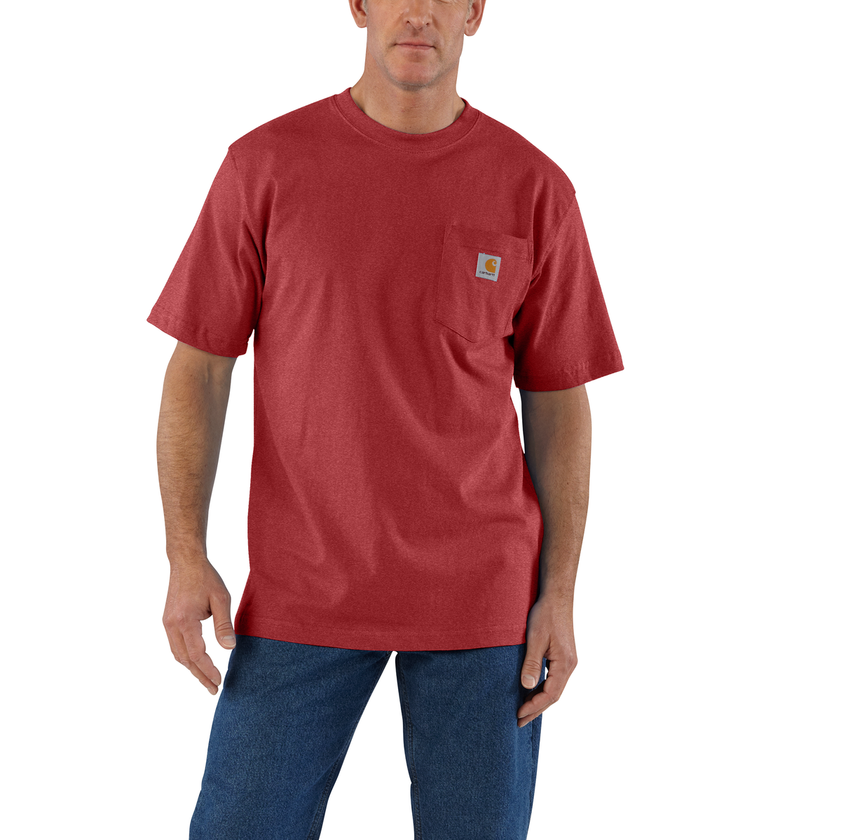 Carhartt Pocket Tee Frosted Crabapple Heather