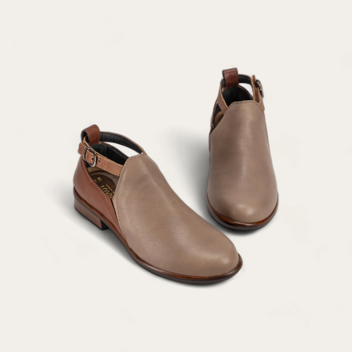 Naot Kamsin Soft Stone Chestnut