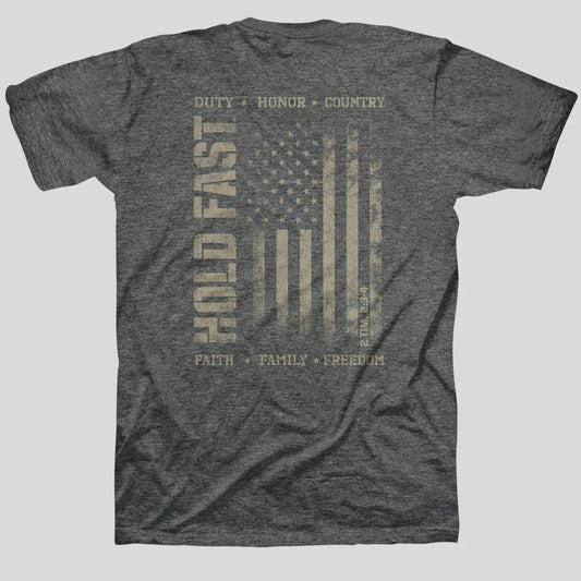 Hold Fast Duty & Honor T-Shirt Dark Heather