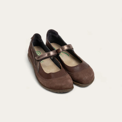 Naot Kirei Coffee Nubuck Toffee Radiant Copper