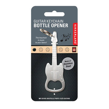 Kikkerland Guitar Keychain Bottle Opener