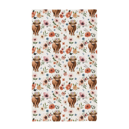Evergreen Petal & Plow Kitchen Towel Quick Dry Waffle Weave