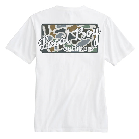 Local Boy Bluff Plate Short Sleeve T-Shirt White