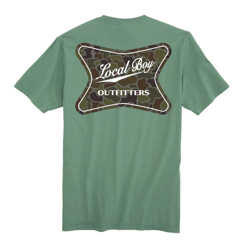 Local Boy High Badge OD T-Shirt Light Green