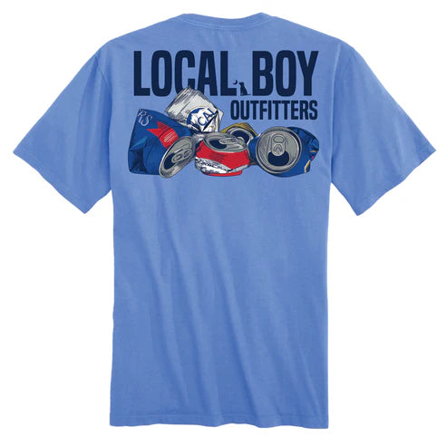 Local Boy After Party T-Shirt Marina Blue