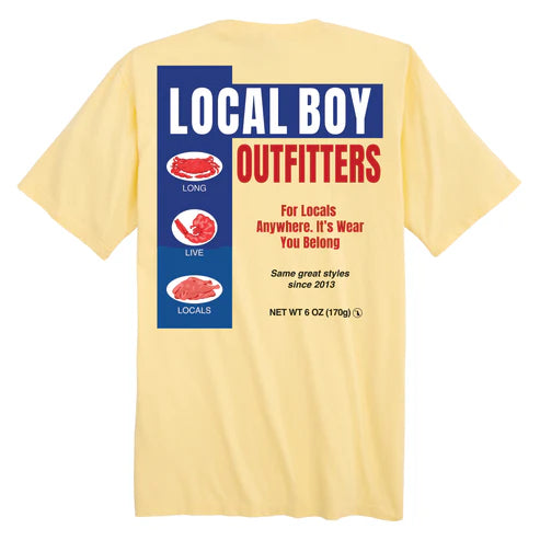 Local Boy Local Bay T-Shirt Banana
