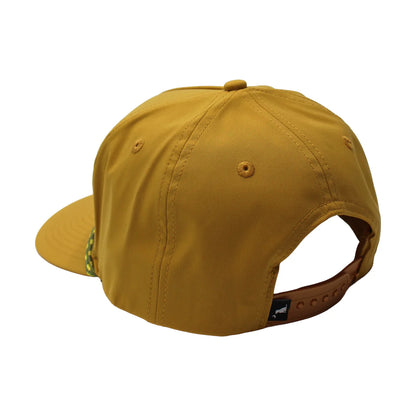 Local Boy Tight Lines High Crown Rope Hat Clay