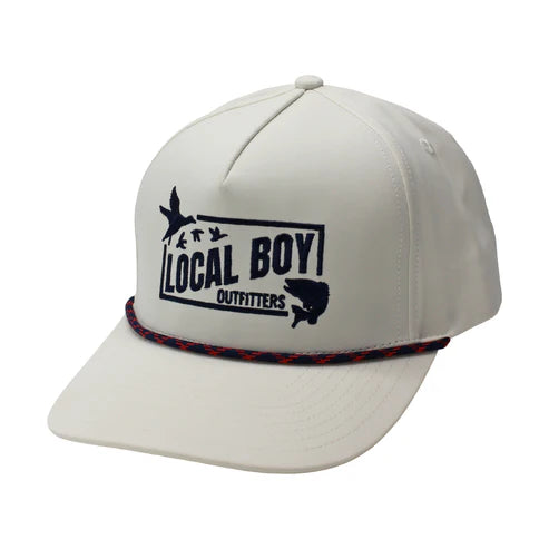 Local Boy Cast & Blast 2.0 High Crown Rope Hat Stone