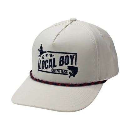 Local Boy Cast & Blast 2.0 High Crown Rope Hat Stone