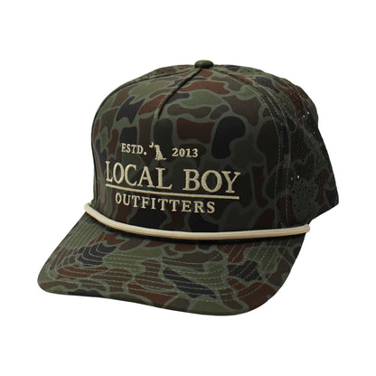 Local Boy Classic LBO Perf Rope Hat Camo