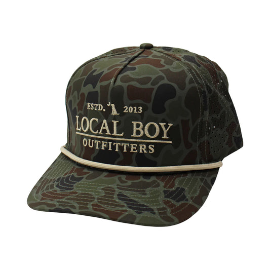 Local Boy Classic LBO Perf Rope Hat Camo