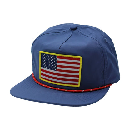 Local Boy Patriotic Patch LP Rope Hat Blue